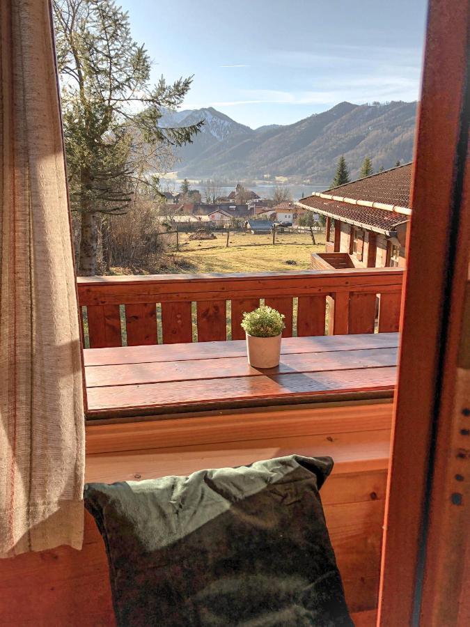 Ruhige Chalets Mit Seeblick In Zentraler Lage Schliersee Bagian luar foto