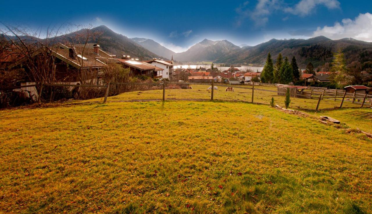 Ruhige Chalets Mit Seeblick In Zentraler Lage Schliersee Bagian luar foto
